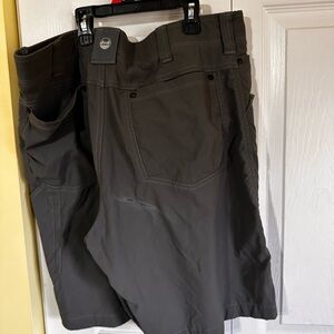 Wrangler Charcoal shorts with Red Details